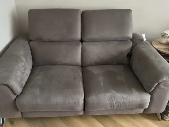 Dfs tahiti power recliner Arizona material colour pewter