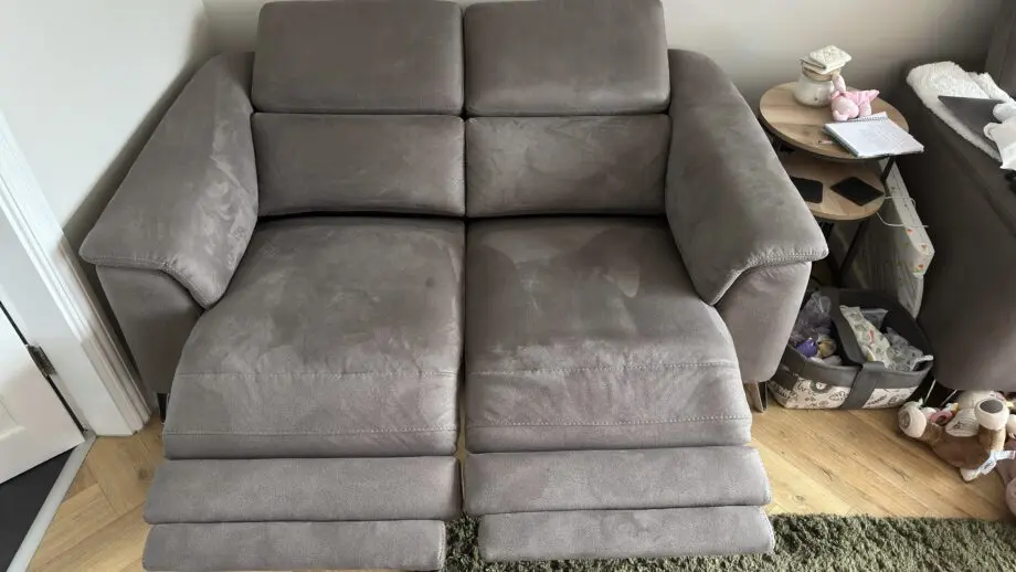 Dfs tahiti power recliner Arizona material colour pewter