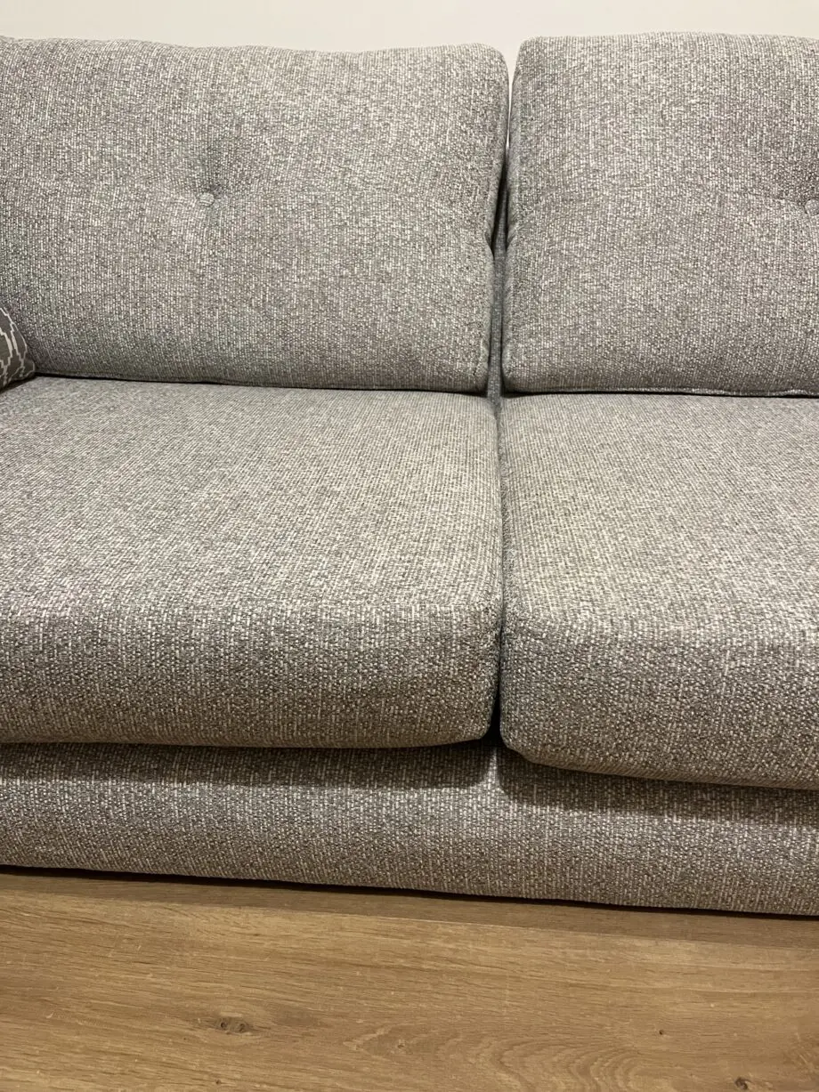 DFS French connection Zinc Boucle Cloud 3 seater sofa