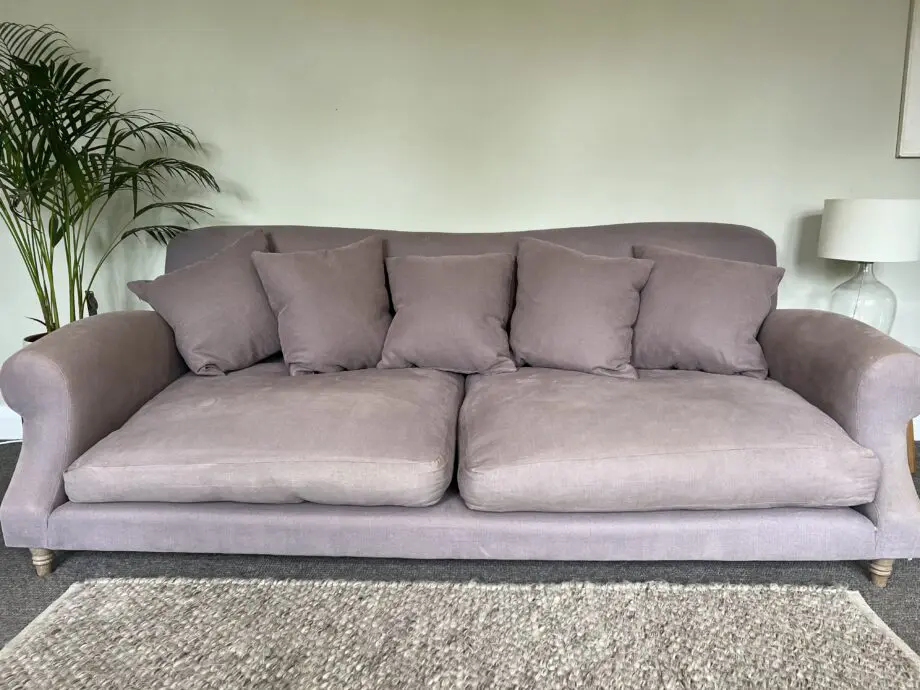 Loaf Crumpet Sofa - dusky purple (not pink)