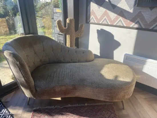 Beautiful Rockett St George Leopard Chaise Longue