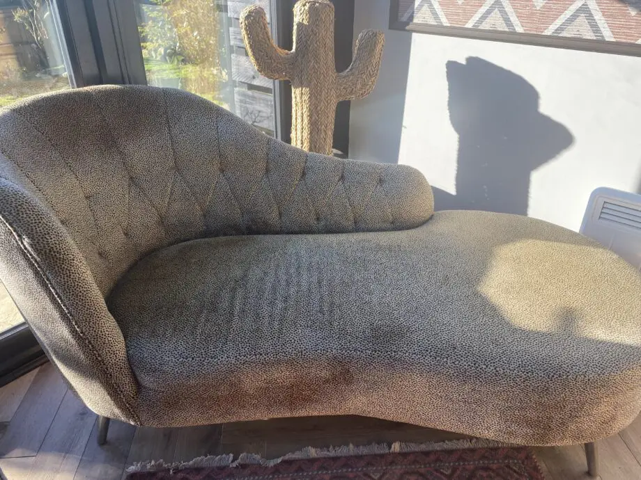 Beautiful Rockett St George Leopard Chaise Longue