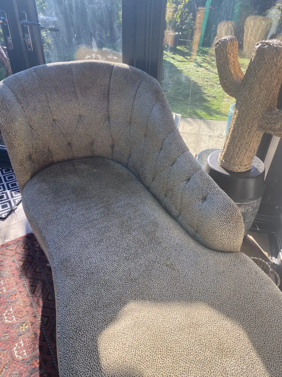Beautiful Rockett St George Leopard Chaise Longue