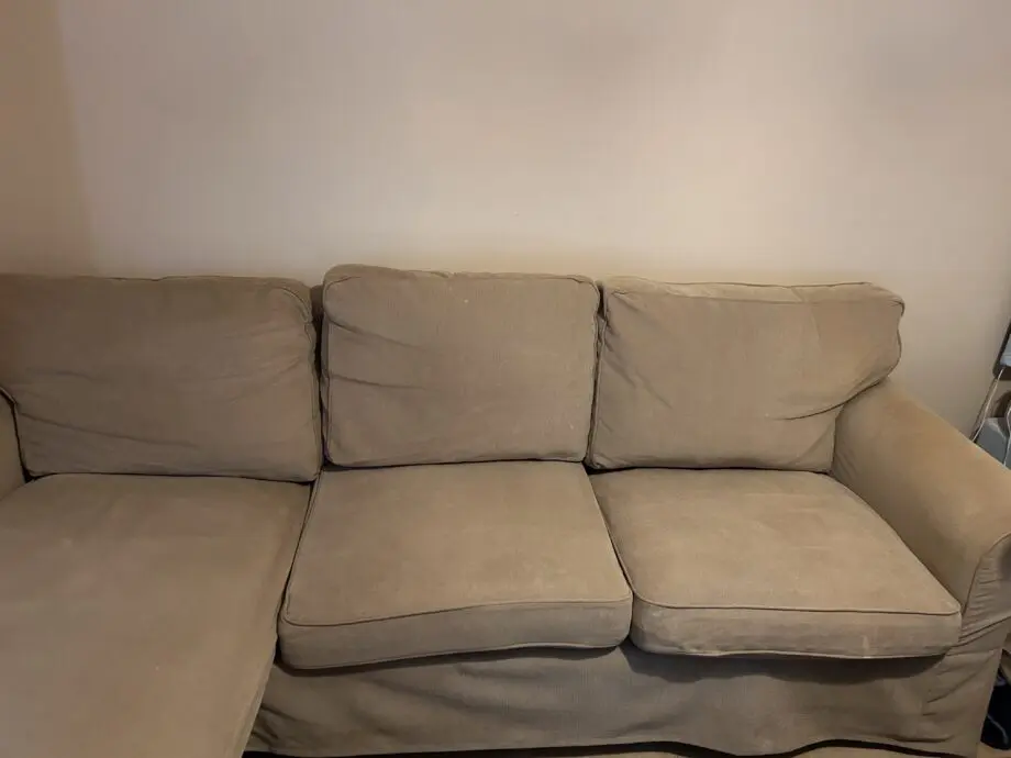 IKEA EKTORP 3 seater sofa with chaise longe
