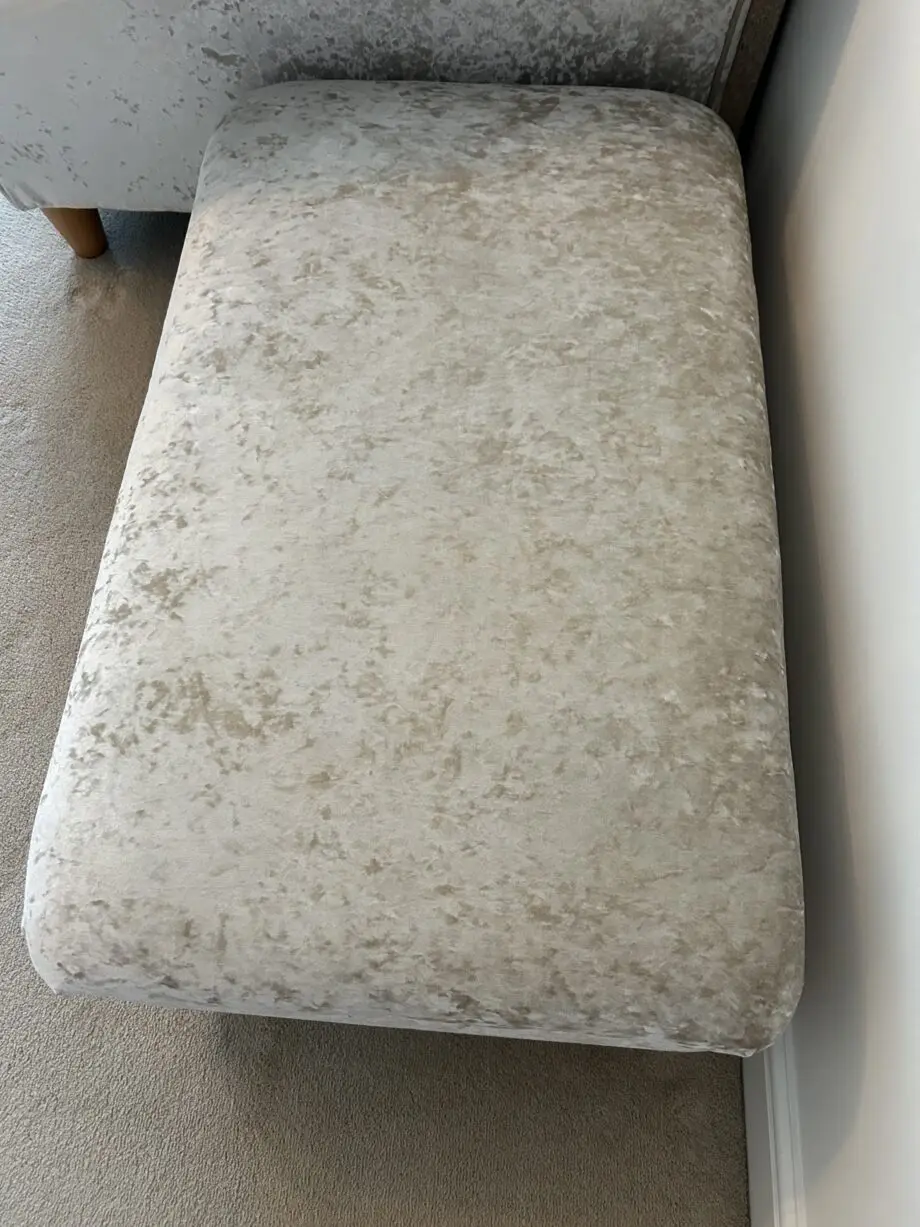 DFS Allure Medium Sofa x 2 with matching storage bench x 2 - Cream