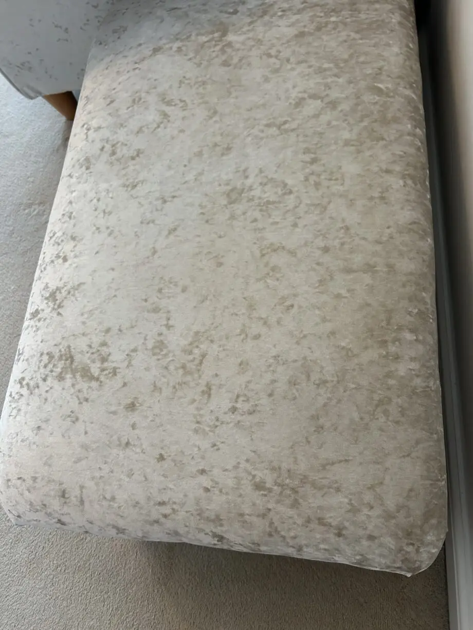 DFS Allure Medium Sofa x 2 with matching storage bench x 2 - Cream