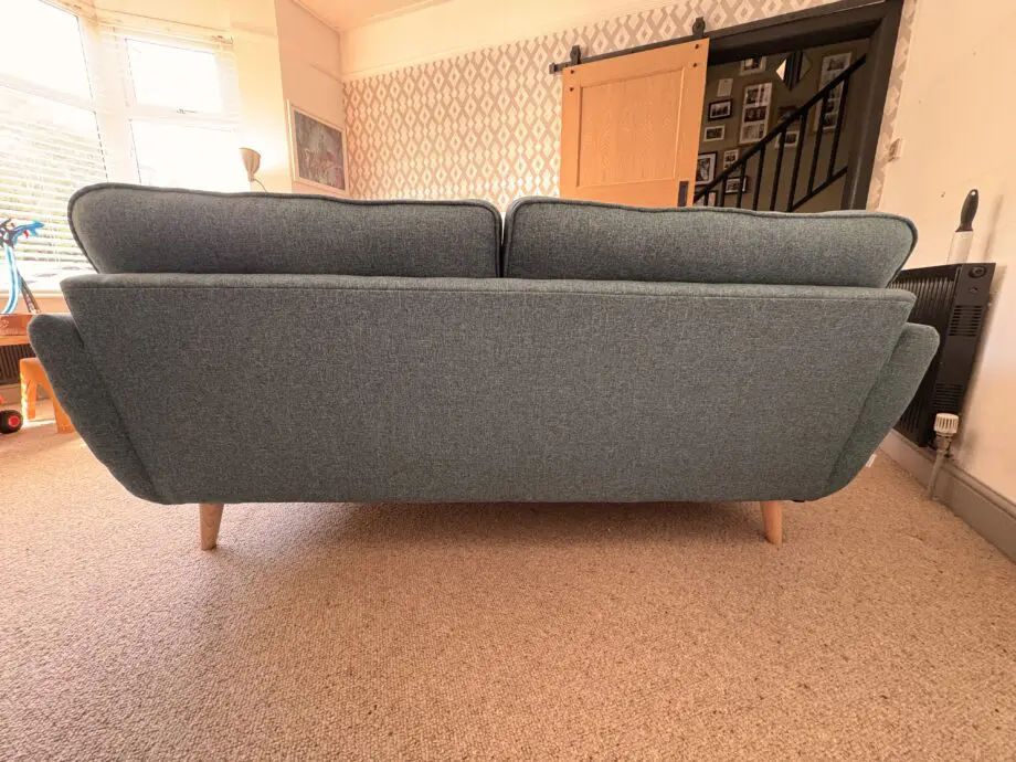 DFS French Connection Zinc range sofas 3 and 4 seater Grey and Teal