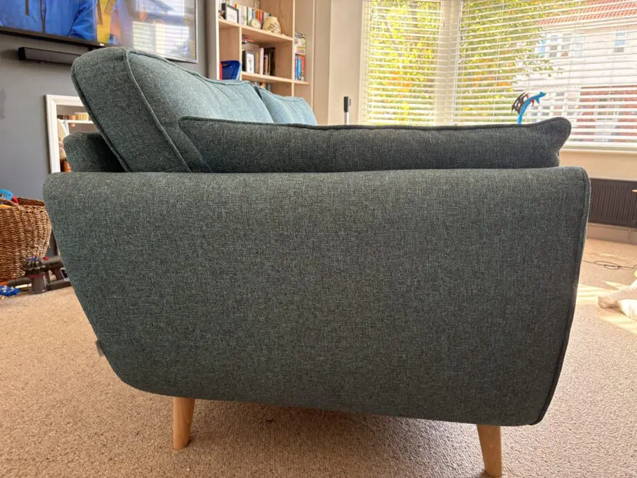 DFS French Connection Zinc range sofas 3 and 4 seater Grey and Teal