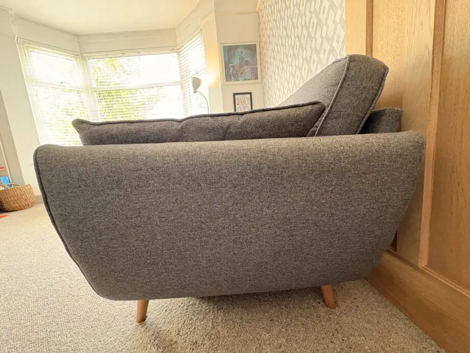 DFS French Connection Zinc range sofas 3 and 4 seater Grey and Teal