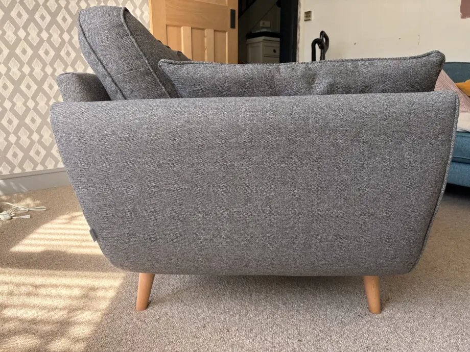 DFS French Connection Zinc range sofas 3 and 4 seater Grey and Teal