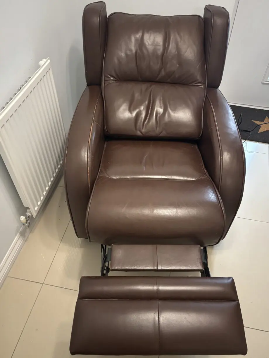 Parker Knoll Brown Leather Charleston Recliner Chair