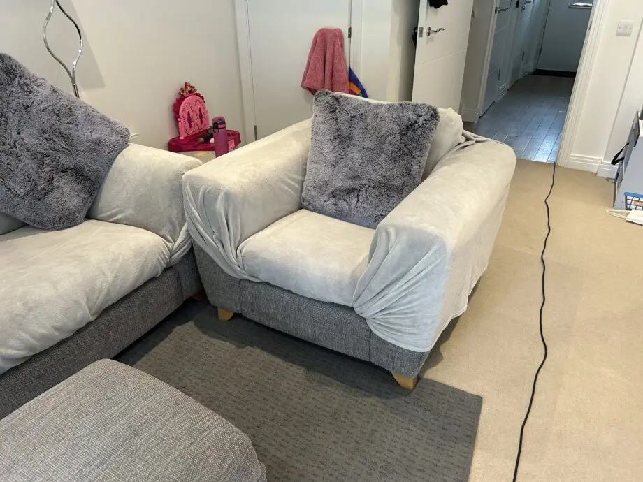 DFS Grey sofa set