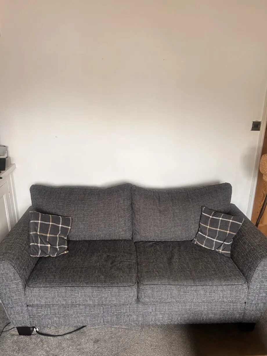 Theo Fabric 3 Seater Sofa