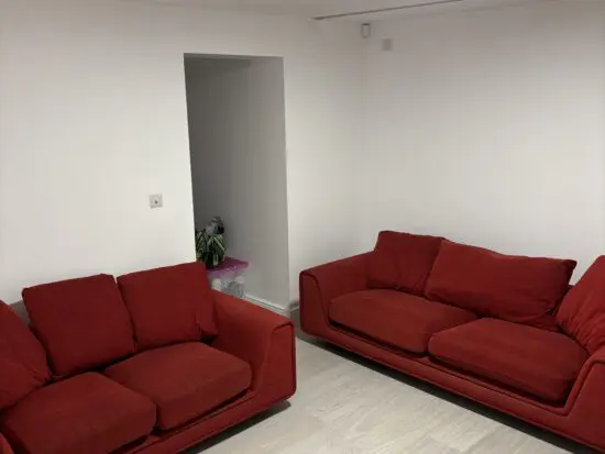 RED SOFA SET