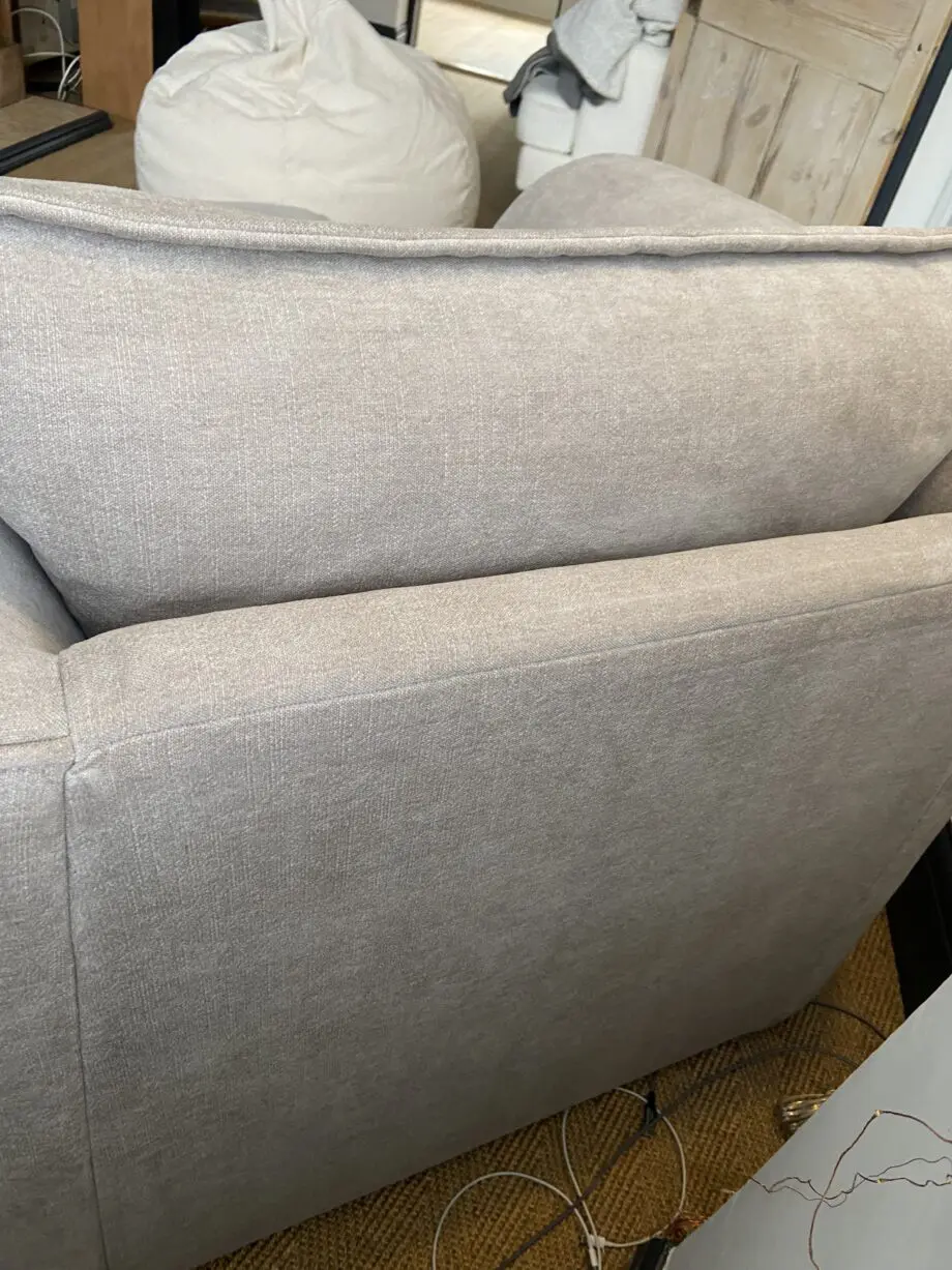 Sofology COMO 3- Seater Sofa - Silver (grey) and Chair / Footstool SET
