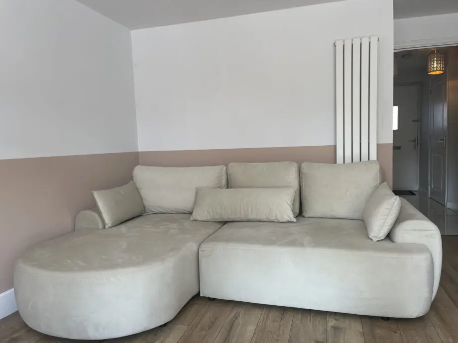 Bodmin corner sofa bed with storage - right hand corner.
