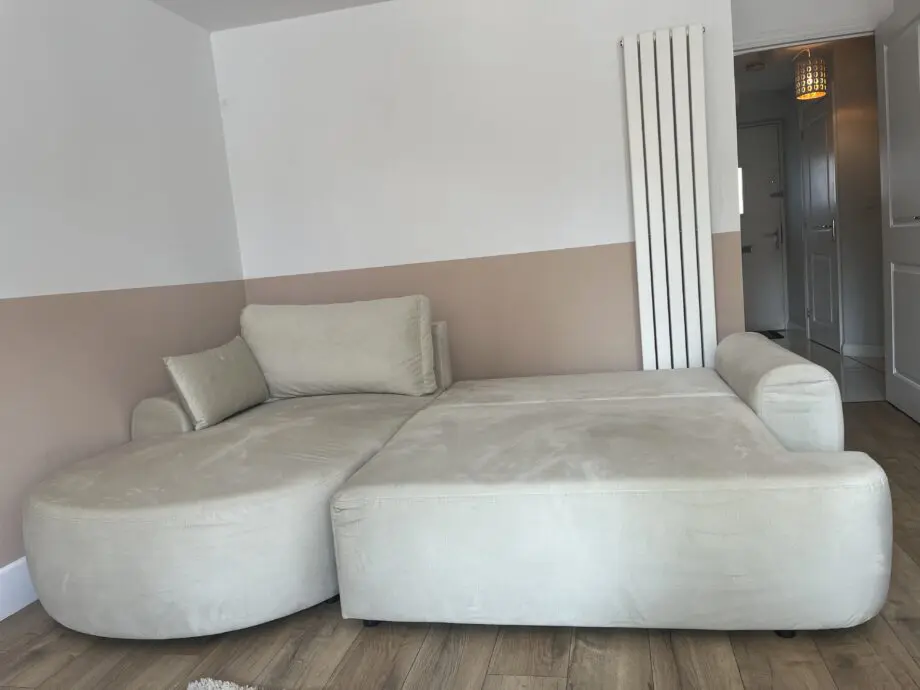 Bodmin corner sofa bed with storage - right hand corner.