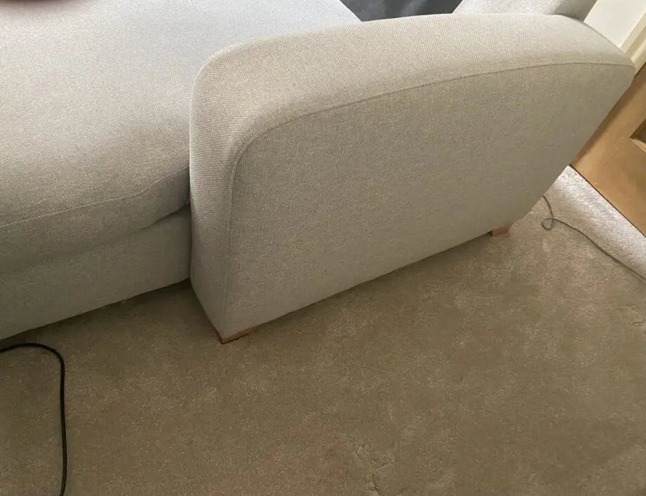 DFS Grey Layla 3 seater + storage chaise