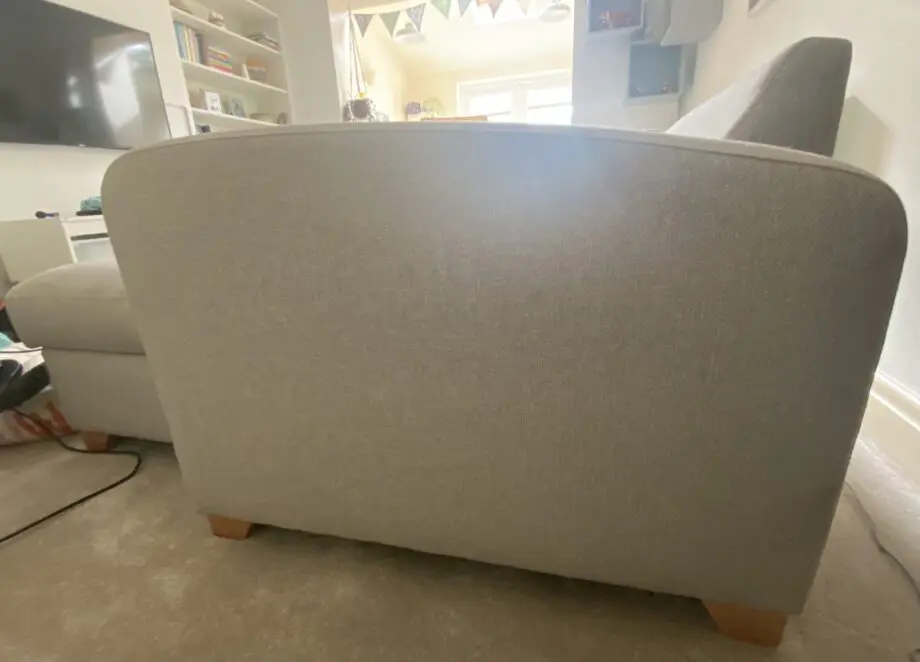DFS Grey Layla 3 seater + storage chaise