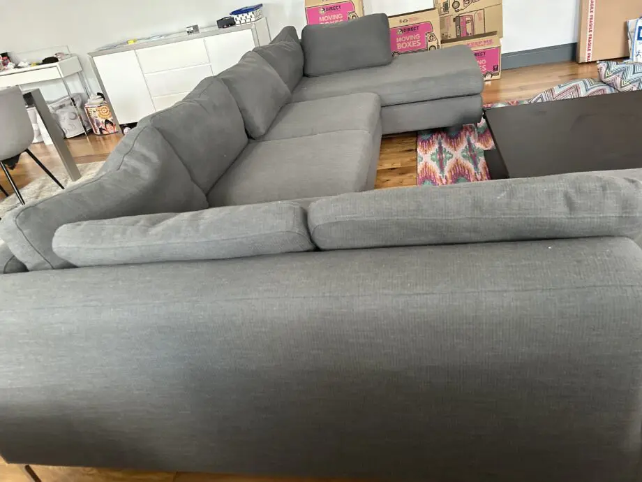 Monterosso left hand facing grey corner sofa