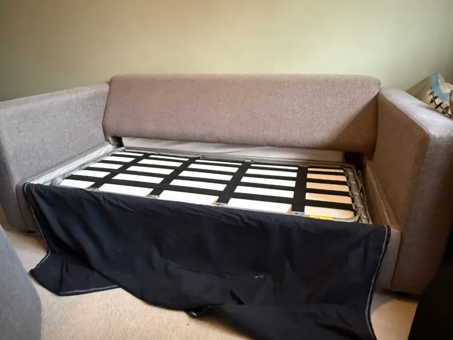 Highly Sprung Oxford sofa bed
