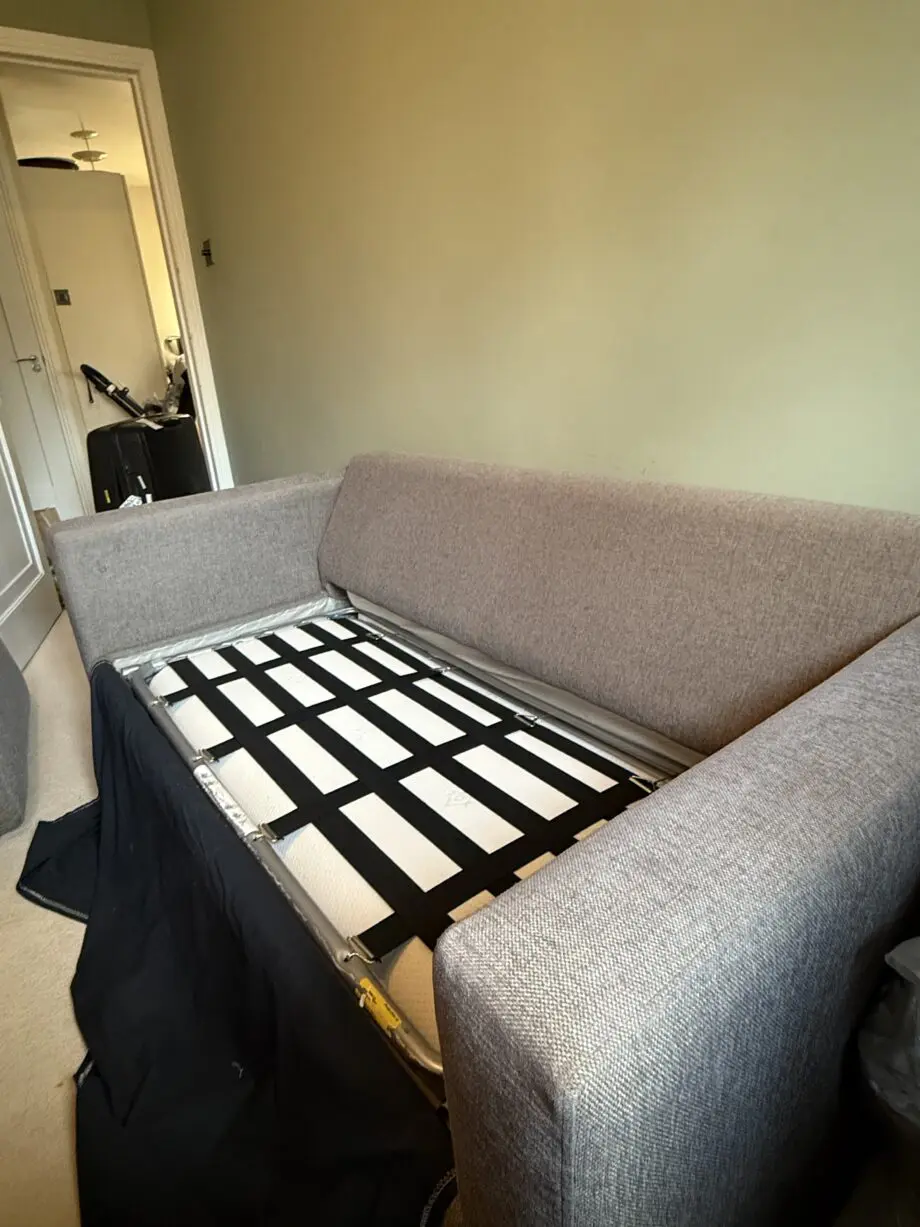 Highly Sprung Oxford sofa bed