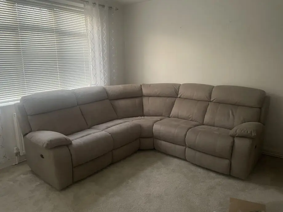 FurnitureVillage corner sofa with 2 recliners