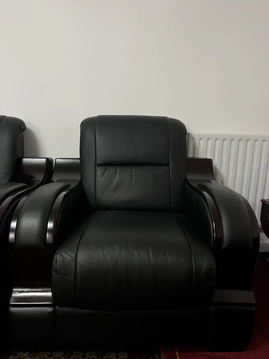 Complete Sofa Set - 1, 2 ,3 Seater Sofas (Black)