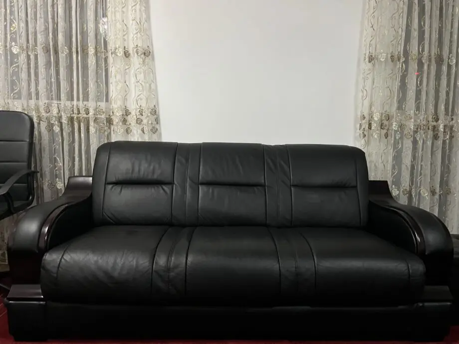 Complete Sofa Set - 1, 2 ,3 Seater Sofas (Black)