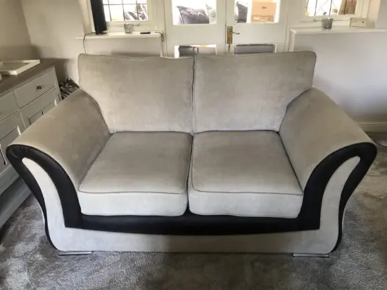 Ivory 2 seater sofa