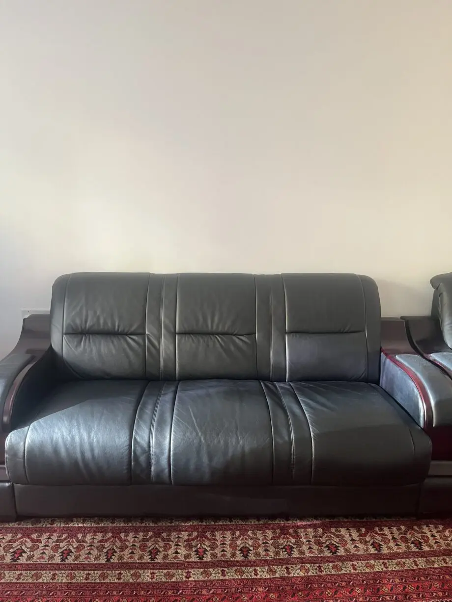 -Need gone ASAP- Complete Sofa Set - 1, 2 ,3 Seater Sofas (Black)