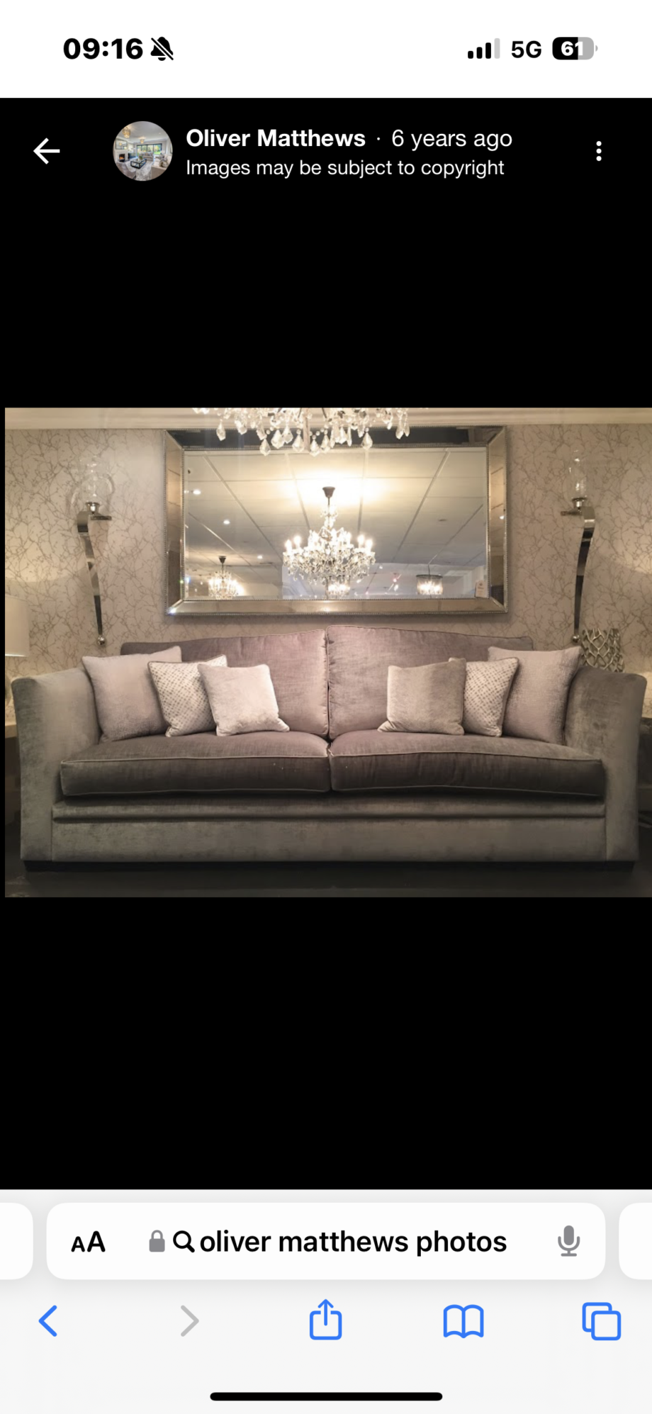 Evans of High Wycombe luxury 3.5 seater sofa