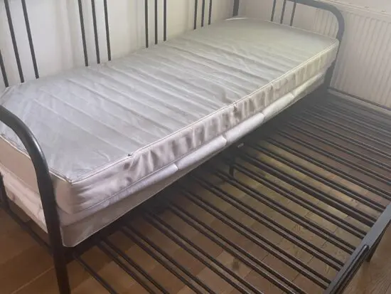 Ikea black sofa bed