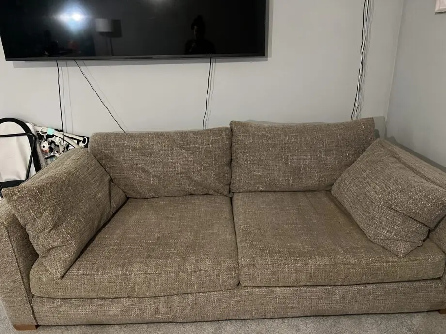 DFS Keaton Weaver Brown sofas