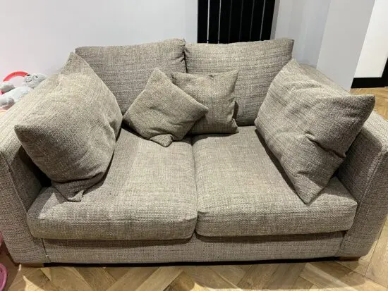 DFS Keaton Weaver Brown sofas