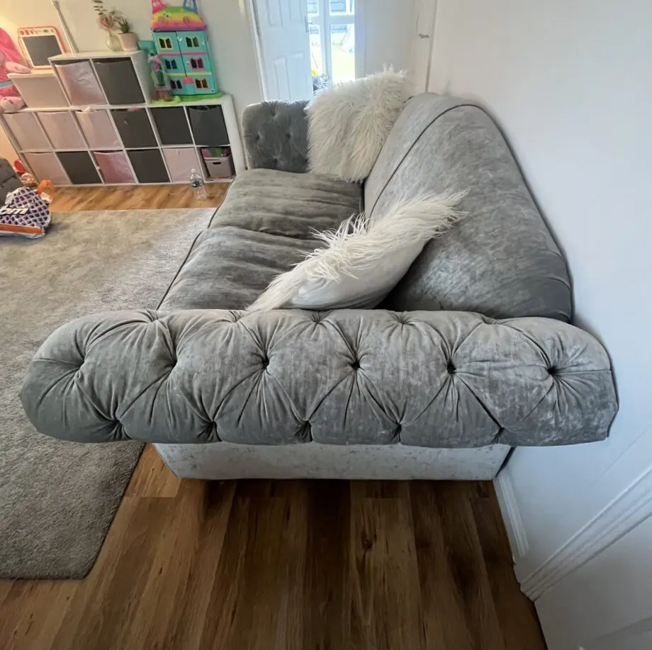 DFS Loch Leven 3&2 Sofas Silver Grey