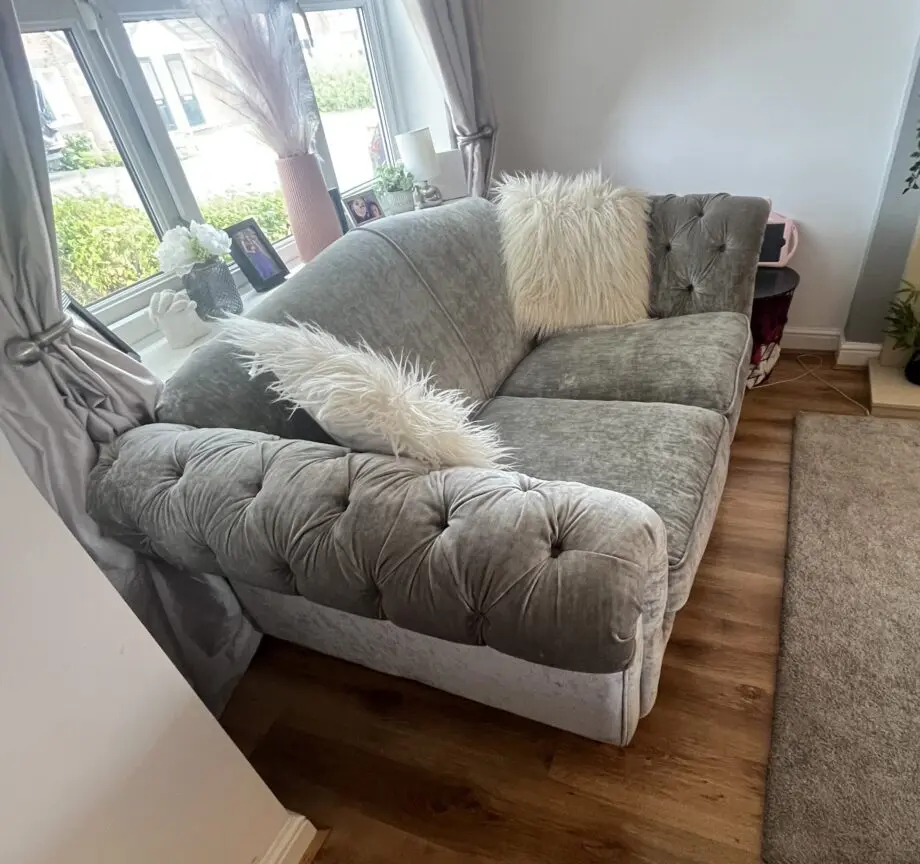 DFS Loch Leven 3&2 Sofas Silver Grey