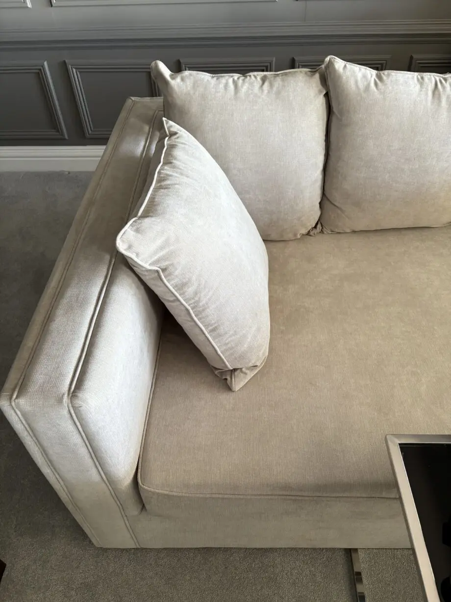 Grey corner sofa