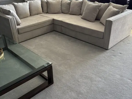 Grey corner sofa