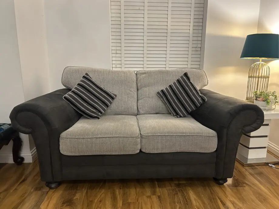SCS Grey 4 + 2 Seater sofa Set