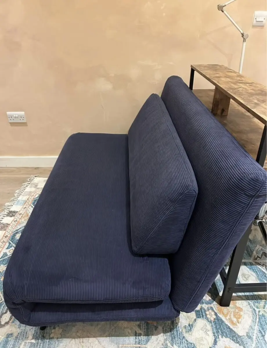 MADE Large Kahlo Sofa Bed - Navy