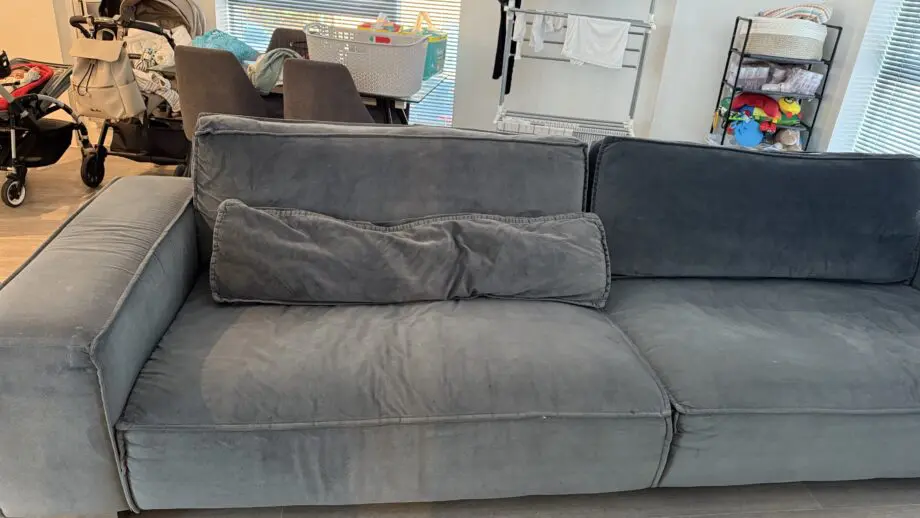 Grey 4 seater sofa