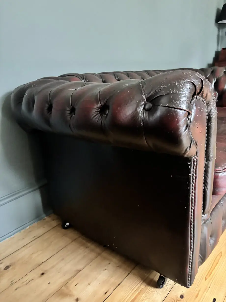 Antique Oxblood Chesterfield 3 piece set