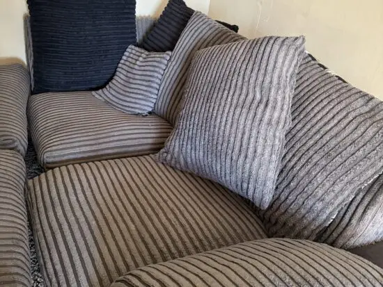 Grey corner sofas