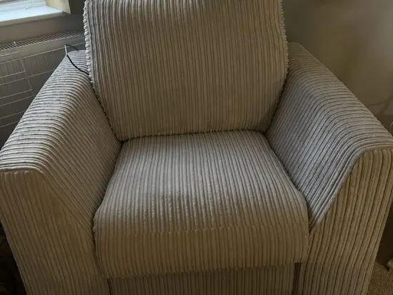 DFS Cream Haydon Power Recliner Chair