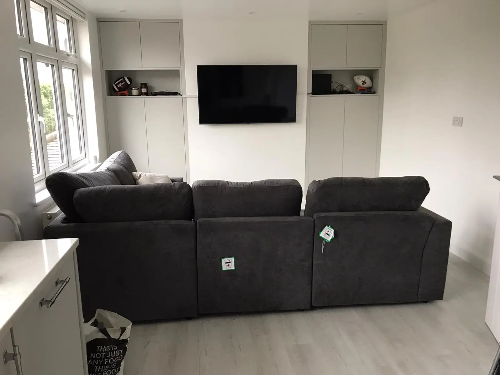 DFS Grey Kinsey Sofa