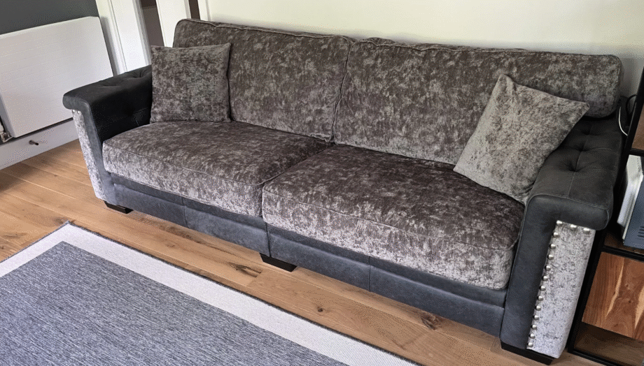 SCS Antonio Anthracite 4 seater sofa