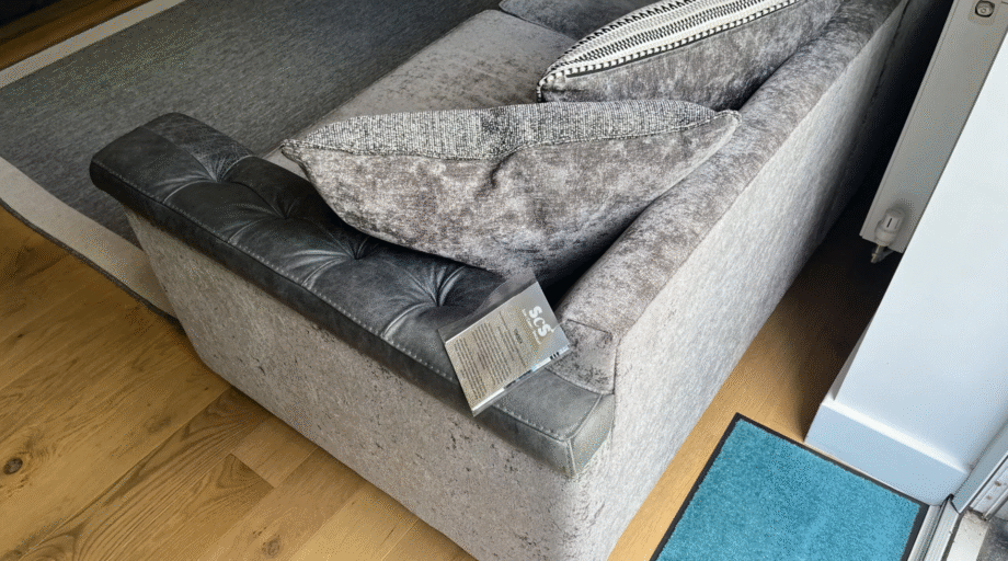 SCS Antonio Anthracite 4 seater scatter back sofa