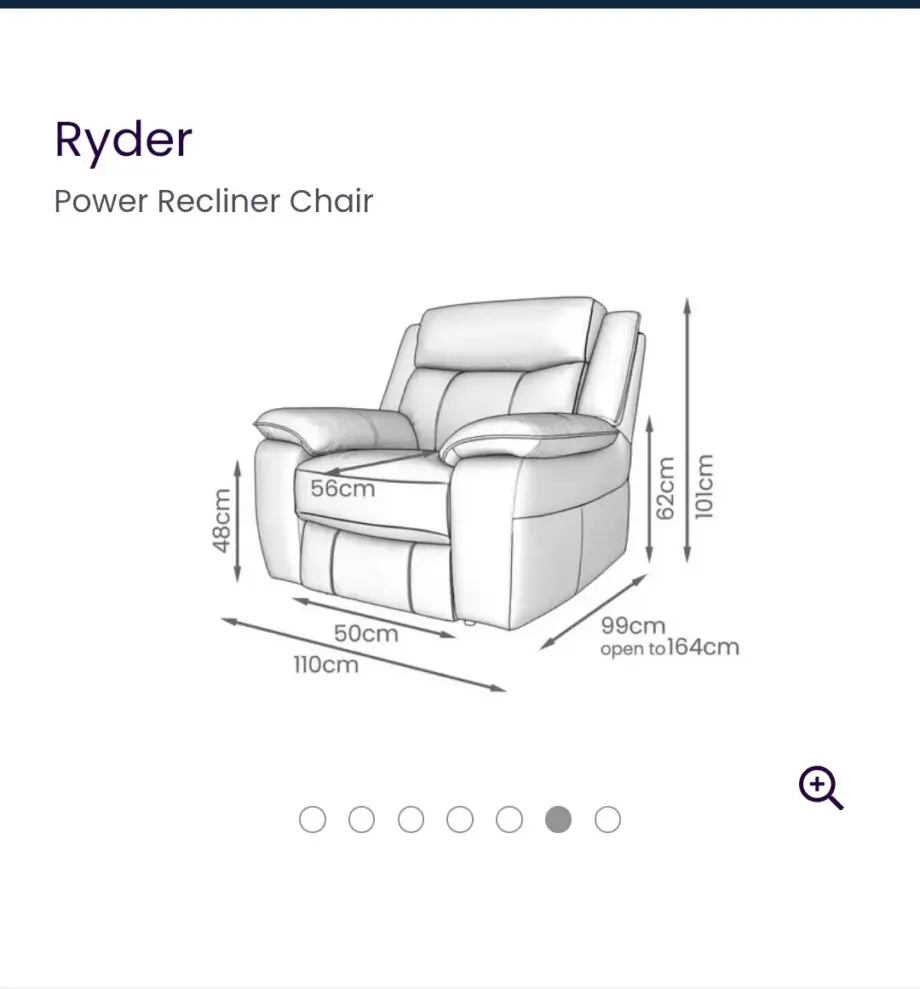 DFS Ryder power reclining 2 seater Sofa and 2 x power recliner chairs. Pewter and pepper colours.