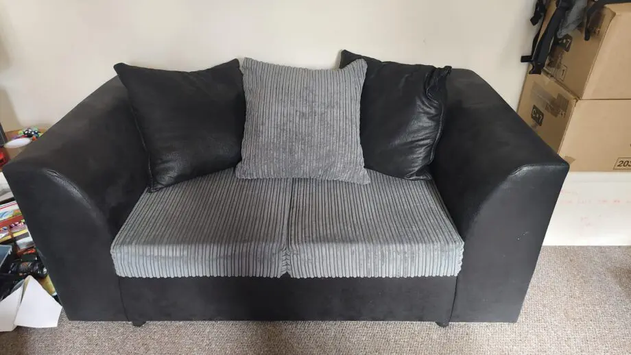 Black and Grey Sofa